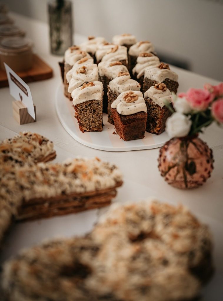 Dessertenbuffet koffie & walnootcake